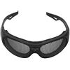 Tbest Airsoft Goggles Occh Safety Goggles Modello di Maglia di Ferro Resistente Agli Urti Uv400 per i Fan Militari Cs Gioco All'aperto