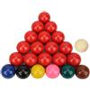KKPLZZ Set di Palline da Biliardo da 22 Pezzi, Palline da Biliardo Professionali con Struttura in Resina di Alta qualità per Britannico e Giochi Domestici, Diametro 52,5