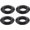 YTFEEHCX 4 Pezzi universali for Kayak, Canoa, zattera, pagaia, Remo, Anelli antigoccia, paraspruzzi, Anello, Accessori for