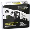 MIKADO CARP Mikado Filo da Pesca Coated Braid Premium Trecciato PE Dyneema Ideale per Tutte Le Tecniche di Pesca Resistente al Nodo Ottimo Carico di Rottura