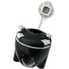 YTFEEHCX Base di Montaggio con Morsetto for Binario da Pesca Supporto for Accessori for adattatori for Tubi for ecoscandaglio for Barche Marine(1 PCS)