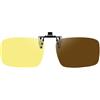Generico Occhiali Per La Guida Notturna Da Donna - Fotocromatiche Antiriflesso Unisex, Occhiali Per Visione Notturna Con Clip Polarizzati, Per Sport All'aria Aperta Che Bloccano L'abbagliamento