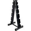Gralara Rastrelliera 6 Livelli Facile da Montare Rack Pesi Palestra Casa Piedini Regolabili Attrezzatura Fitness