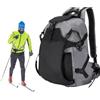 Genérico Zaino da sci da uomo, 30 l, supporto per racchette da neve, per casco, attrezzatura protettiva, abbigliamento, appassionati, viaggiatori, snowboarder, visitatori di stazione, campeggio e ciclismo