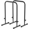 CIPRIANI SPORT™ Mini Parallettes in Metallo per Calisthenics, Fitness e Palestra, Stabile e Antiscivolo per Uomo e Donna - Allenamento per Pettorali, Braccia, Spalle, Addominali (Nero, 30cm)