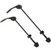 CM-UHNM Bicicletta a sgancio rapido, set di assi per bicicletta Bicycle Quick Release,Asse per bicicletta anteriore e posteriore, compatibile con mountain bike e bici da strada, 2 pezzi