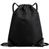 zorvixal 43x34cm Sacca Sportiva con Cerniera Esterna,Borsa Coulisse per Uomo Donna