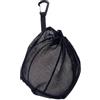 Generico Borsa a Rete Porta Palla Singola con Chiusura a Cordino, Zaino a Tracolla Leggero e Traspirante, Adatta per Palloni da Basket, Calcio e Pallavolo, Pieghevole e Portatile