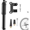 Genérico Pompa ad aria per ruote di bicicletta, ad alta pressione, leggera, portatile, attrezzatura sportiva, per mountain bike, , Fat Bike e