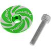 Wdfnexalai CNC Bicicletta Strada Mountain Bike 28.6mm Headset Stem Top Cap Verde Cyclone
