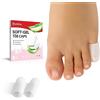 Bukihome Protezione Dita Piedi, 12 Pezzi cappucci Copri dita in gel, Proteggi dita Silicone per Prevenire Vesciche, Mais, Calli (Rosa)