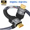 lmcnzz Splitter cavo compatibile HDMI 2.1 8K 4K @ 120Hz 8K @ 60Hz 48Gbps Adattatore per PS4 PS5 RTX 3080 eARC HDR Cavo video PC Laptop TV Box