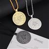 NONE Collana con sigillo dell'Arcangelo in acciaio inossidabile 7 Collana da uomo con sigillo di Salomone Kabbalah Ciondolo con amuleto di protezione soprannaturale Gioielli magici