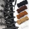 SMATLELF Lacci rotondi classici Lacci per scarpe solidi in poliestere resistente Lacci per stivali per scarpe Sneaker Lacci per scarpe 21 colori 70/90/120/150 cm 1 paio