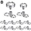 Xpircn 1/5PCS Titanio 14G CZ Micro Dermico Piercing Set Dermal Ancoraggio Base & Top Crystal Skinner Diver Dermico Piercing Gioielli Sexy