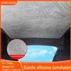 NONE Assorbimento elettrostatico parasole Ice Cloth tetto apribile anteriore posteriore in vetro lucernario parasole raffreddamento interno per Tesla Model 3 Model Y
