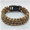 NONE Bracciale di salvataggio di emergenza Bracciale di sopravvivenza in paracord Corda da arrampicata tattica Accessori per cavo per paracadute esterno