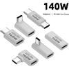 NONE PD140W USB4.0 Tipo C a USB C Convertitore adattatore di ricarica rapida 40 Gbps Connettore di sincronizzazione dati Adattatore USB C OTG 8K a 60 Hz per MacBook
