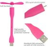 NONE USB Fan flessibile Mini USB Output Mini ventilatore portatile Gadget USB per Tablet