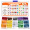 DIY LEARNER Kit assortito di fusibili per auto da 180 pezzi, fusibile per auto mini lama da 60 + fusibili standard 60 per autoveicoli + 60 microfusibili + estrattore per fusibili