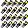 ASLENT 10/20PCS W5W T10 Lampadine A LED Canbus 5730 8SMD 12V 6000K 194 168 LED Car Interior Mappa Cupola Luci di Parcheggio Luce Auto lampada di segnalazione
