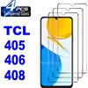 Leeshionz Per TCL 405 406 408 Pellicola proteggi schermo in vetro temperato