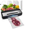 SucceBuy 80Kpa 120W Macchina per sottovuoto elettrica Sigillatrice per alimenti bagnati 7 in 1 con sacchetti sottovuoto da 10 pezzi gratuiti per la conservazione degli alimenti in cucina
