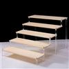 Espositore in legno acrilico a 1-5 livelli Figura fatta a mano Decorazioni per bambole Giocattolo Animazione Modello di auto Scatola cieca Scaffali per profumi Organizzatori