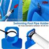 NONE Il supporto per tubo per piscina supporta tubi da 30-38 mm per uscita tubo di terra Intex Bestway con fascetta per cavi Accessori per piscina