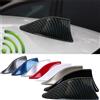NONE Nuovo aspetto universale in fibra di carbonio per auto, montaggio sul tetto, pinna di squalo, antenna aerea, toppers, autoradio AM, antenna FM, amplificatore di segnale