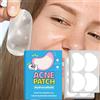 BREYLEE Toppe per l'acne a forma di mezzaluna Copertura invisibile per brufoli per il controllo dell'olio del viso Adesivo per il trattamento delle macchie per coprire le zette e le imperfezioni