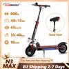 SUNNIGOO Monopattino elettrico SUNNIGOO per adulti, 10 pollici, fuoristrada, batteria al litio 48V, velocità massima Monopattino Elettrico Pieghevole con Sedile, 45km/h, Lunga Autonomia, Potente Capacità