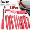 Besper 5/11/12pcs Auto Porta Clip Pannello Trim Rimozione Smontaggio Strumenti di Riparazione Cruscotto Pannello di Plastica Estrattore Kit Accessori Auto
