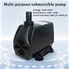 NONE AC220V 10w-115w 600L/H-4500L/H Pompa silenziosa per acquario Motore brushless UE Piscina Pompa sommergibile di circolazione per fontana da giardino