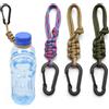 NONE Fibbia per bottiglia d'acqua multifunzionale per esterni, fibbia per bollitore, fibbia per corda per ombrello, fibbia per cappello, portachiavi universale per acqua minerale