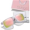 TAMWY Occhiali da sole da pesca polarizzati UV400 con PU BOX Sport all'aria aperta Ciclismo Corsa Uomo Donna come regalo