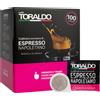 Caffè Toraldo- Cialde Ese 44mm per macchina caffe a cialda Miscela Classica Box da 100 Cialde da 7g macinato fresco