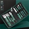 Ouriner Set da 6/9 pezzi Set manicure in acciaio inossidabile Kit di bellezza portatile con tagliaunghie Forbici Lime Strumenti ideali per tagliaunghie