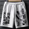 Bandai Pantaloncini in cotone da uomo e da donna One Piece Roronoa Zoro Anime Sweatpants Pantaloni versatili alla moda per l'estate e la primavera