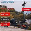 JOYOR S10-S-Z Monopattino Elettrico, Doppio Motore da 1000W, Batteria 60V 18Ah, Autonomia di 75km, Pneumatici da 10", Velocità 60km/h