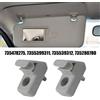 NONE 2 Pezzi Clip di Ricambio per Parasole in ABS, Supporto per Parasole Auto per Fiat Grande Punto 735478275 7355399311 735539312 735280780