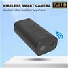 PNZEO Mini telecamera di sicurezza domestica intelligente WiFi wireless per interni Vista remota Telecamera impermeabile esterna Rilevazione umana Standby per il sonno