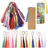 NONE 30 pz Nappe Setose da 13 cm Fatte a Mano, Nappe Pendenti per Segnalibri, per Creazione Gioielli, Portachiavi Fai da Te, Ciondoli, Accessori per Cucito