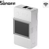 SONOFF Interruttore WiFi Intelligente SONOFF TH Elite 16A/20A per Temperatura e Umidità, Contatto Secco, Monitoraggio in Tempo Reale tramite eWeLink, Alexa, Google