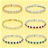 NONE Gioielli di Lusso per Donne, Collane, Bracciali e Orecchini con Gemme Colorate alla Moda, Regalo per Banchetti e Feste