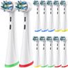 NONE Testine di ricambio Cross Clean compatibili con lo spazzolino elettrico Oral B iO 2 3 4 5 6 7 7G 8 9 10, testina di ricambio Cross.