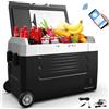 Oyajia Frigorifero 12/24 Volt, 35L 45L 55L, Frigo Elettrico a Compressore con Controllo APP, Frigorifero per Auto -20°C ℃ ~20 ℃ Frigorifero Portatile 12/24V DC 100-240V AC, Congelatore Portatile per