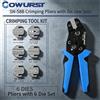 Cowurst Pinza Crimpatrice SN-58B per Crimpatura a Freddo, Adatta per Cablaggi Automobilistici, Terminali a Molla 6.3/4.8/2.8