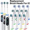 NONE Testine di ricambio compatibili con lo spazzolino elettrico Oral B iO 2/3/4/5/6/7/7G/8/9/10, ricariche per testine spazzolino serie IO