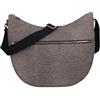 Borbonese Borsa a Tracolla Luna Bag Grande 934109I15 Marrone/Op Classico